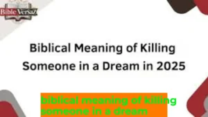 Read more about the article The Biblical Meaning of Killing Someone in a Dream ✝️🌙For 2025