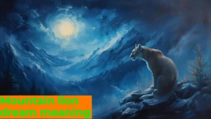 Read more about the article 🦁 Mountain Lion Dream Meaning For 2025