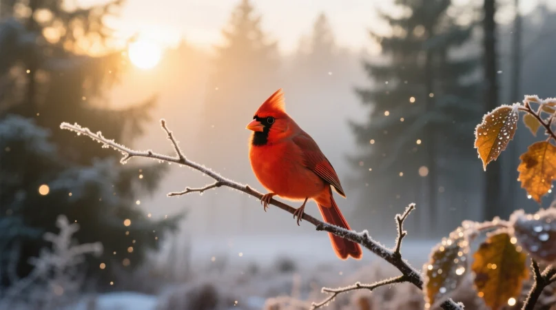 You are currently viewing eeing a Red Bird Meaning Explained ❤️🐦2025