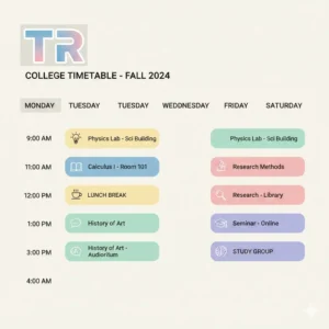 Read more about the article TR Meaning in College Schedules 🎓📅2025